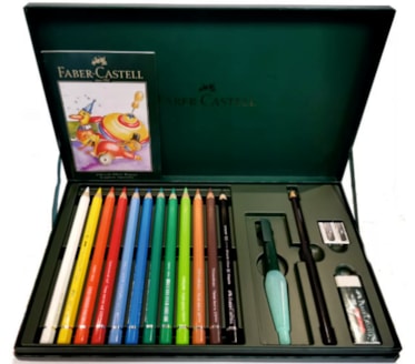 12 Lápis Albrecht Durer Magnus + acessórios FABER-CASTELL art.21 69 10