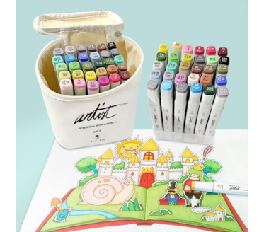 Marcadores Artist Brush ALEX BOG 30 unidades
