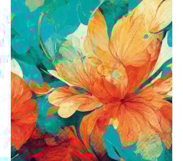 Guardanapos Zen Abstract Flower Pack 20uni Ref.SDL 141600