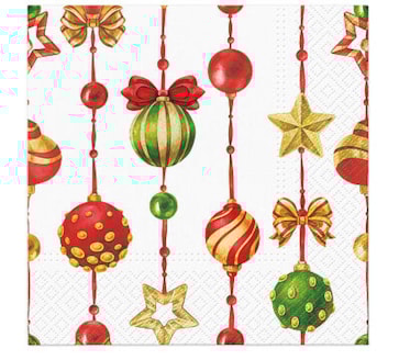 Guardanapos Adorned Ornaments Pack 20uni Ref.SDL 234400